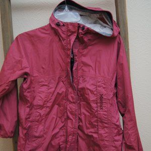 Marmot rain jacket; dark pink, size XS